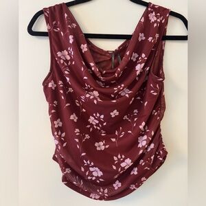 Anthropologie sloane cowl neck tank
